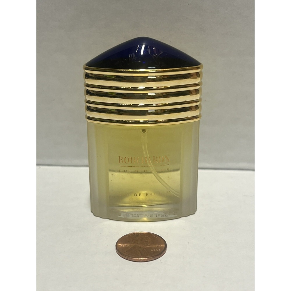 Boucheron Pour Homme Men‎ Eau De Parfum Spray Mini Travel 0.5 oz Vintage France